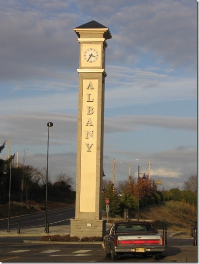 IMG_9508 Clock Tower at Depot in Albany, Oregon on December 4, 2007