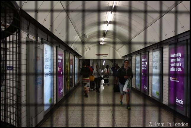 Looking Out From Behind the Scenes in Charing Cross