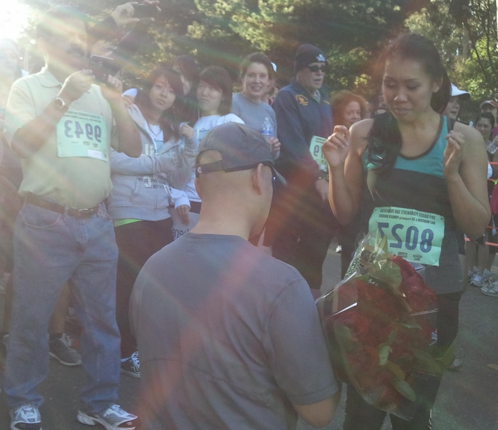 Running and a Wedding Proposal