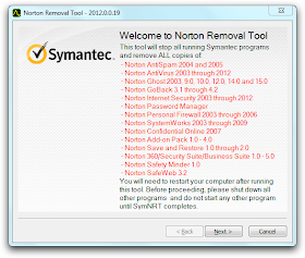 Norton Internet Security Norton Removal Tool