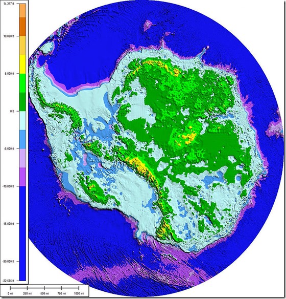topografi antartika