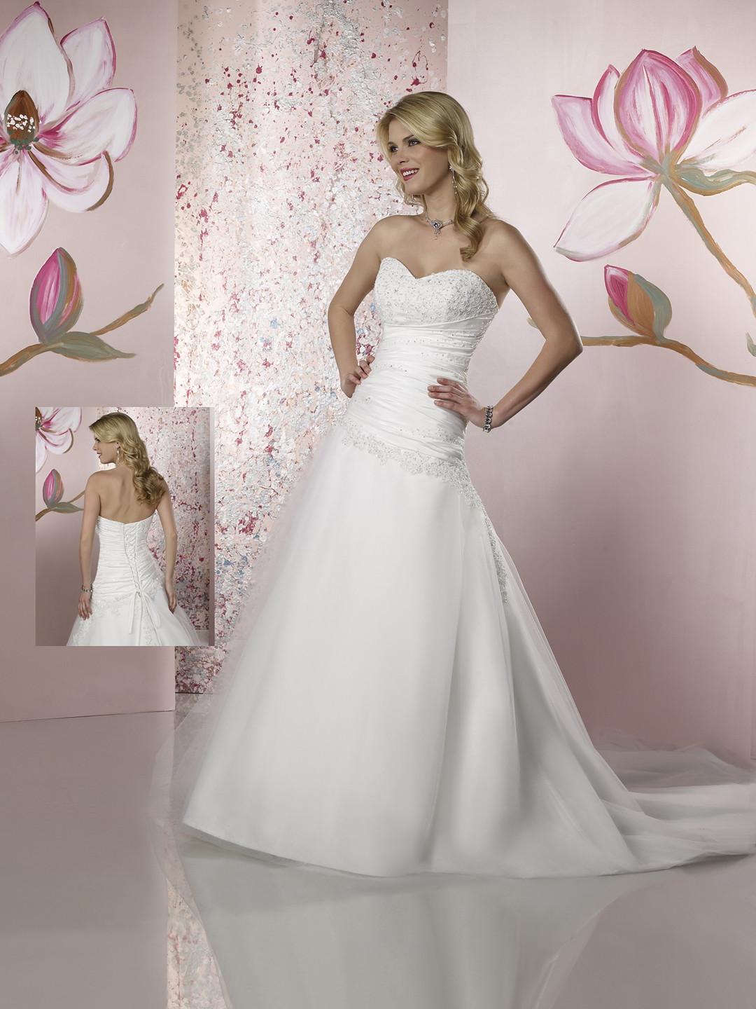 A Line Skirt Bridal Dress