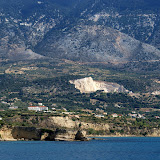 De kust van Kefalonia. De kust van Kefalonia.