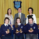 at the Mulroy College Senior Prize Giving.  Photo:- Clive Wasson