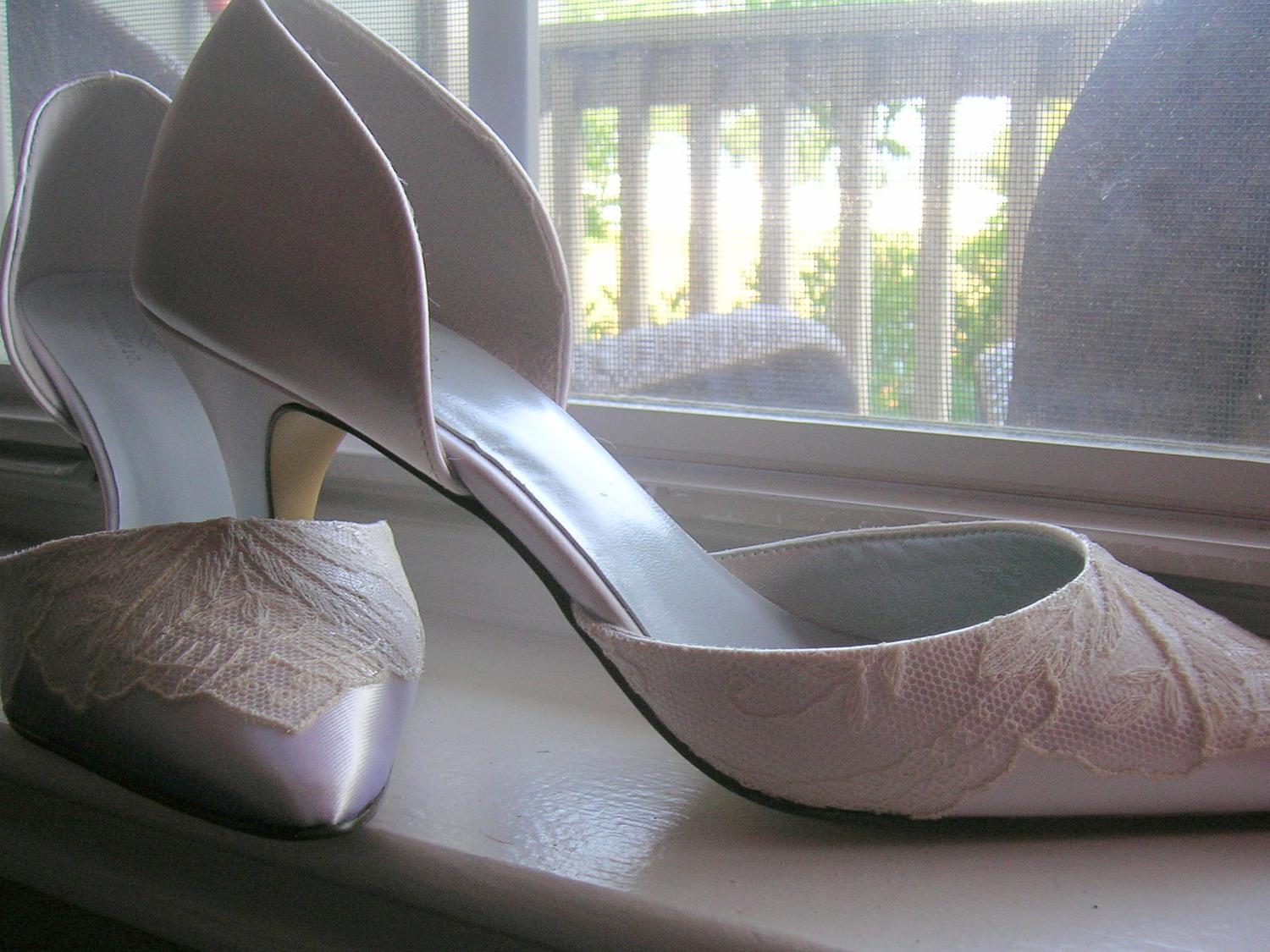 8.5 Ivory Wedding Shoes