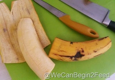 Cut and Peel Plantain