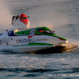 DOHA-QATAR Ivan Brigada of Italy of Caudwell Racing at UIM F1 H20 Powerboat Grand Prix of Qatar. November 22-23, 2013. Picture by Vittorio Ubertone/Idea Marketing.