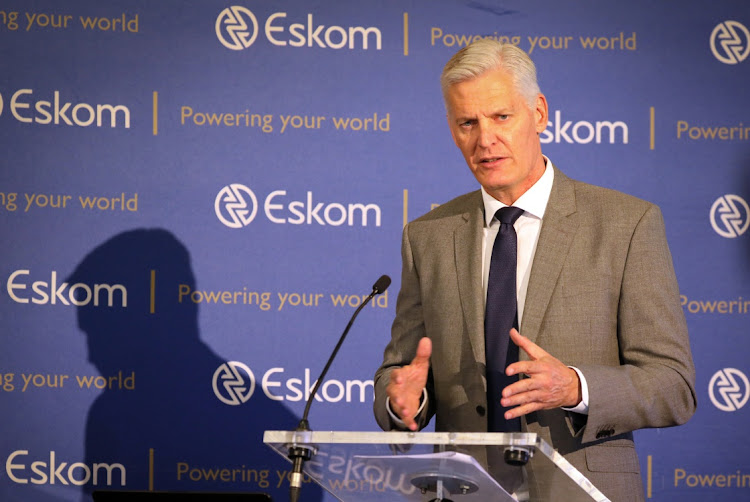 Eskom CEO Andre de Ruyter: 'We run a large and complex business.'