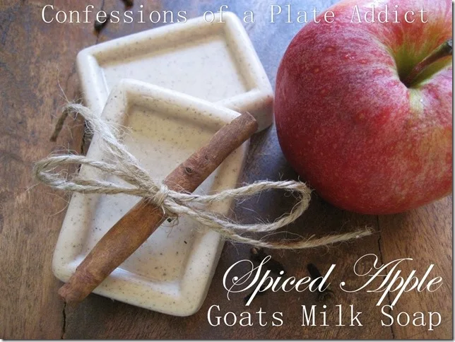 CONFESSIONS OF A PLATE ADDICT Spiced Apple Goats Milk Soap