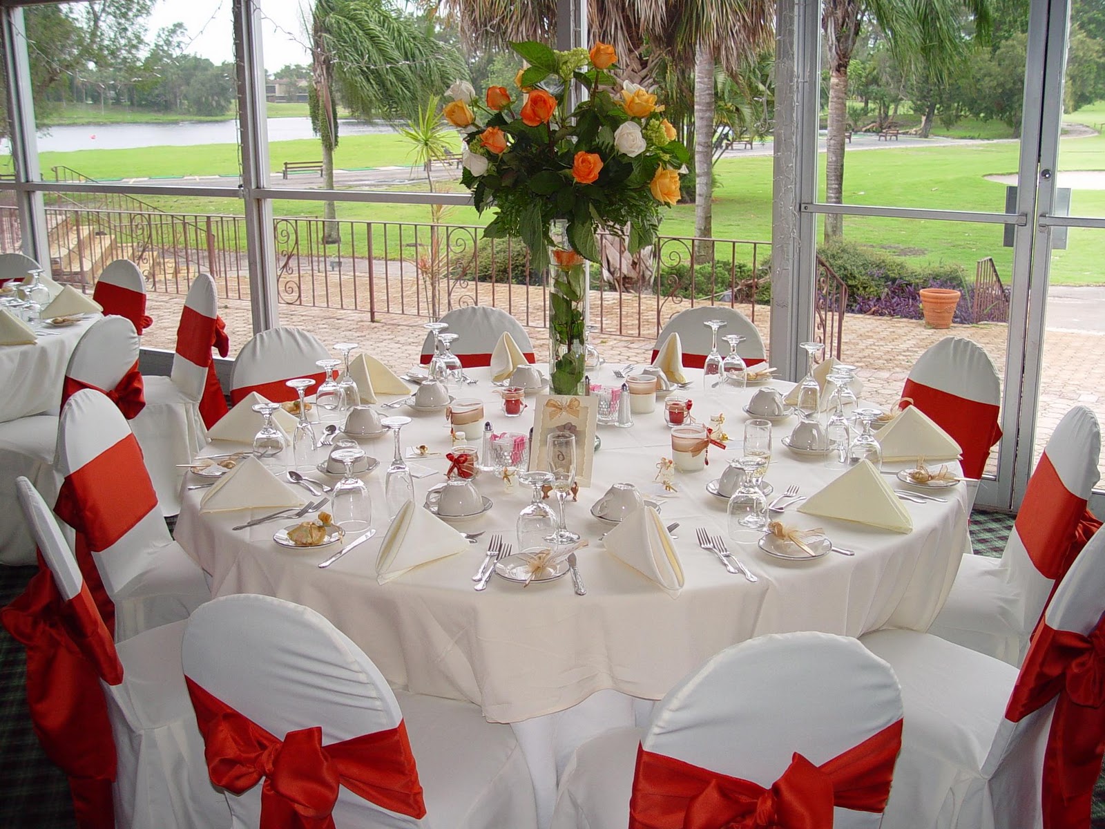 wedding table decorations