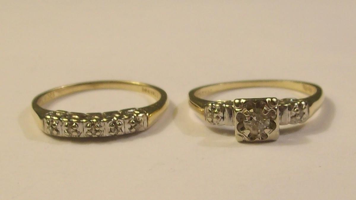 Vintage Wedding Engagement Set