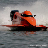 BAKU-AZERBAIJAN-July 6, 2013- Timed trials for the UIM F2 Grand Prix of Baku in front of the Baku Boulevard facing the Caspian Sea.Picture by Vittorio Ubertone