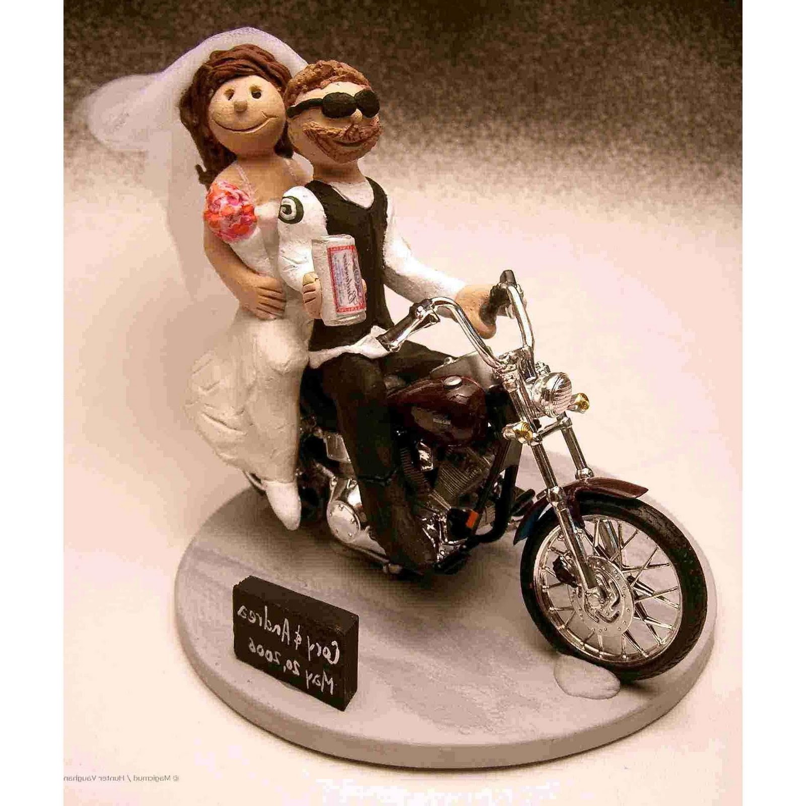 Harley Wedding Cake Topper