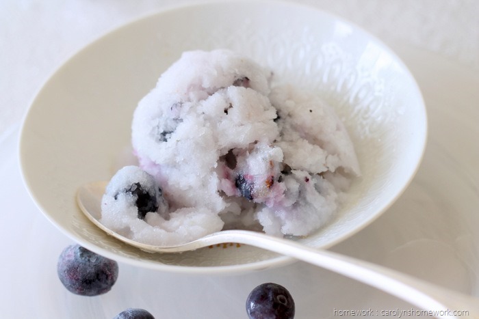 Coconut Blueberry Granita (homework - carolynshomework (8)