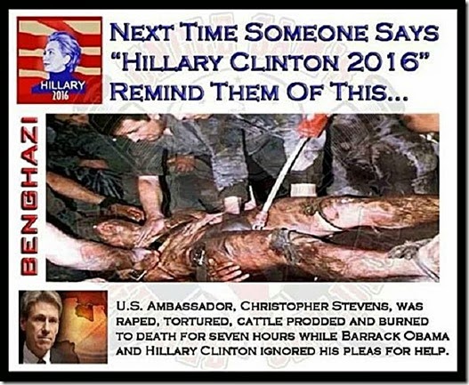 Remind Hillary Supporter Benghazi