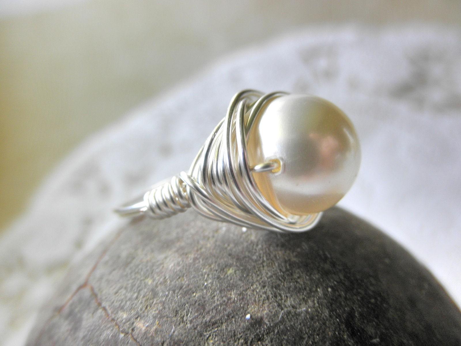 Wire Wrapped Wedding Ring Size