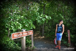 Starting on the North Rim Trail