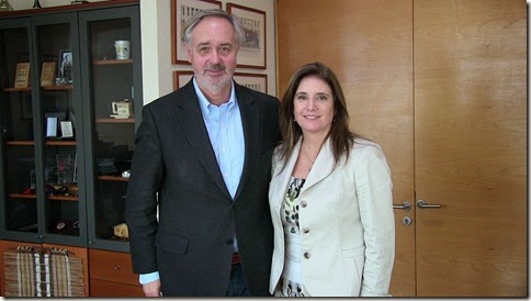 Alcaldesa Parral y Alcalde Las Condes