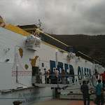 Barco de vuelta rumbo a Tenerife