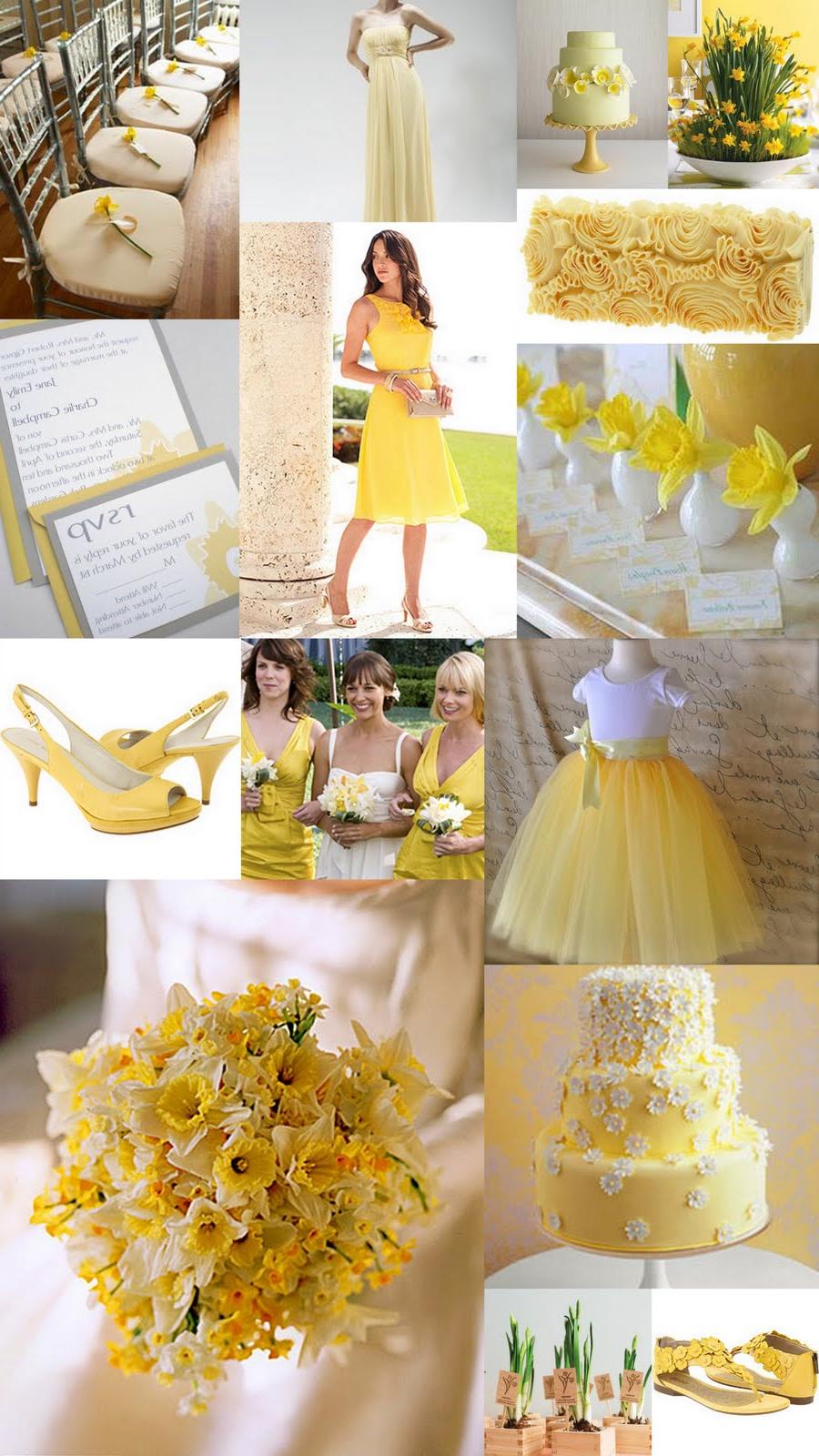 blue and yellow wedding colors