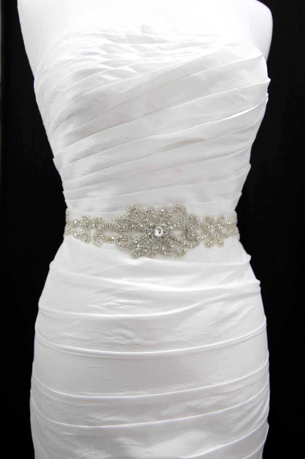 Couture Crystal bridal sash