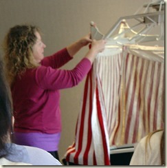 brenda setting up tent 2