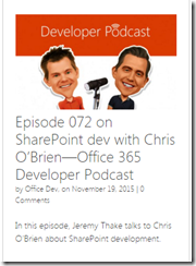 Office Dev podcast