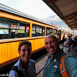 Trem turístico para o Nariz del Diablo - Alausí, Equador