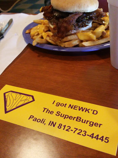 Hamburger Restaurant «The Super Burger», reviews and photos, 600 W Main St, Paoli, IN 47454, USA