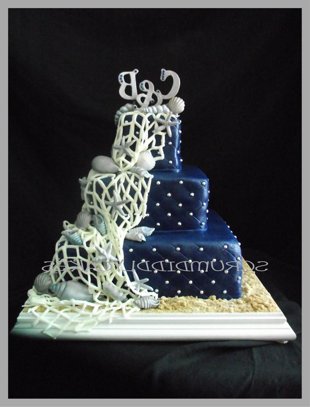 wedding cake beach