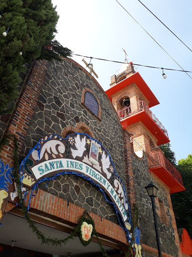 Parroquia Sta. Ines Virgen y Martir, Cerrada Duraznos, San Mateo Xalpa, Xochimilco, 16610 Ciudad de México, CDMX, México, Iglesia católica | COL