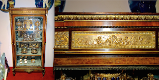 Красивая витрина в стиле Ф.Линке. Орех, палисандр, позолоченная бронза, маркетри. 98/48/195 см. 10000 евро. Красивая витрина в стиле Ф.Линке. Орех, палисандр, позолоченная бронза, маркетри. 98/48/195 см. 10000 евро.