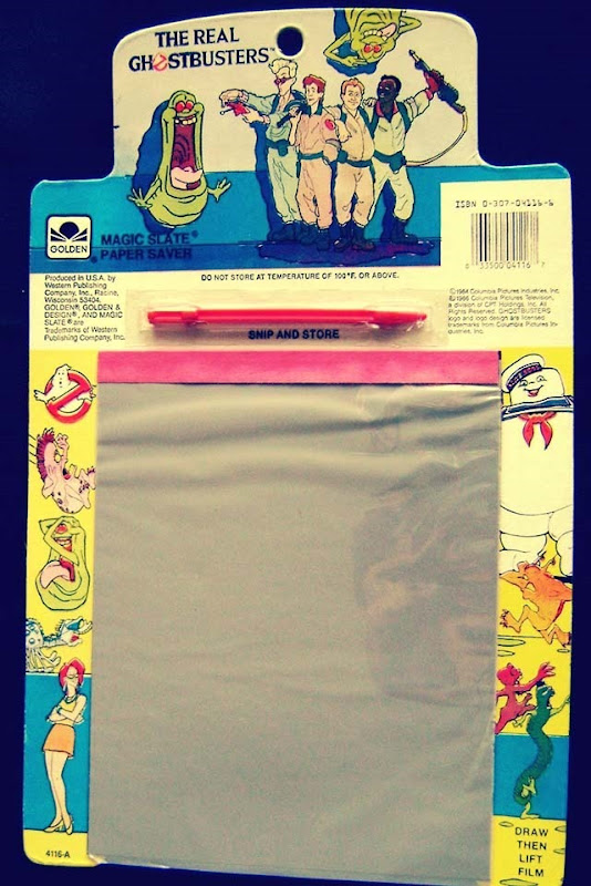 The Real Ghostbusters With Slimer Magic Slate Paper Saver