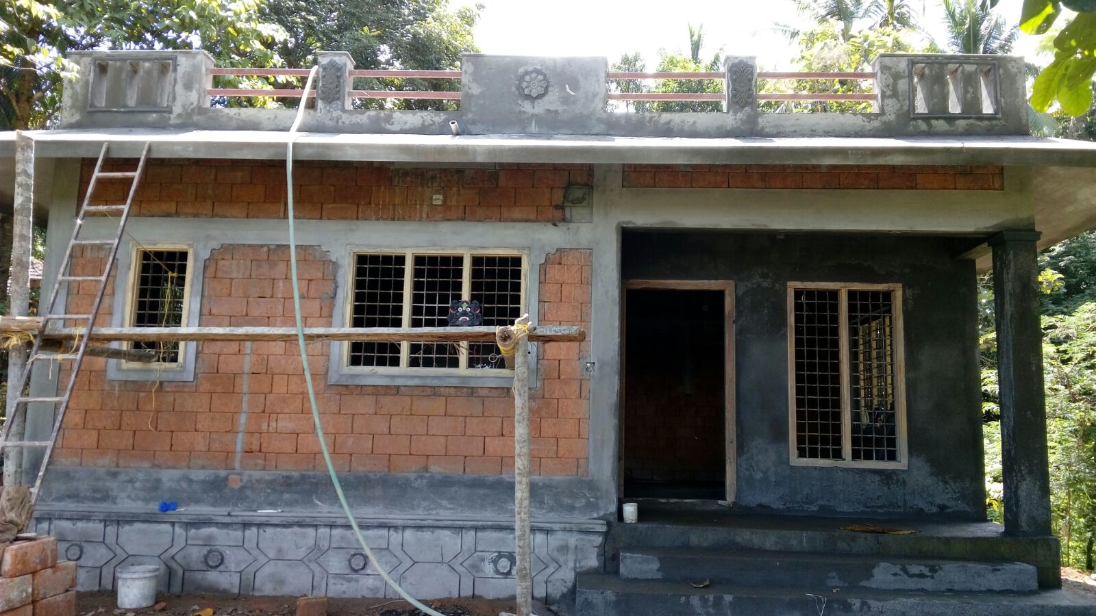 Low Cost House Under Construction Ottapalam BUILDING DESIGNERS