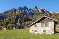 Passo di Cereda (1369m). Kurz vor dem Scheitel.