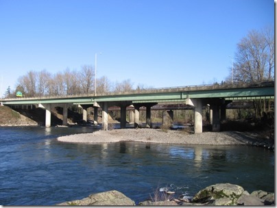 IMG_2457 Interstate 205 Bridges at Clackamas, Oregon from High Rocks City Park in Gladstone, Oregon on February 20, 2010