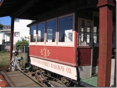 IMG_3739 Portland Street Railway Company Horsecar #3 at the Milwaukie Museum in Milwaukie, Oregon on September 27, 2008
