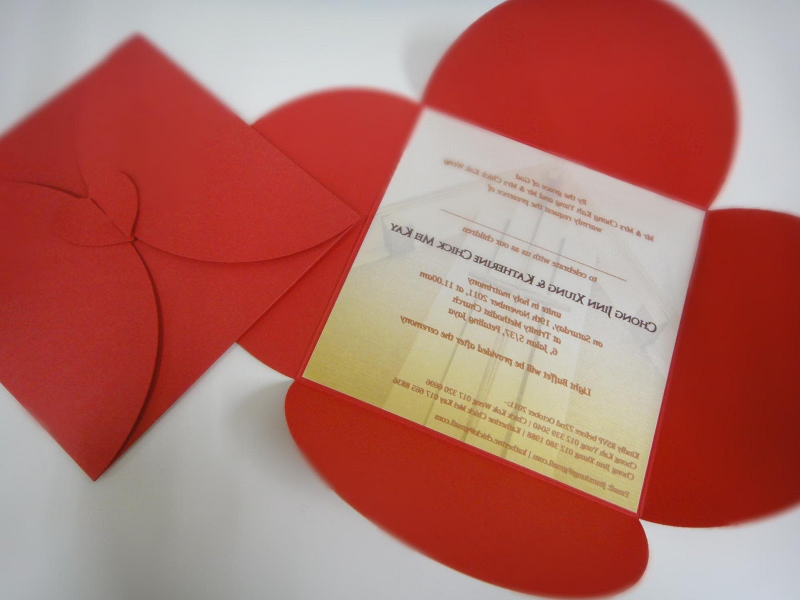 The wedding invitation