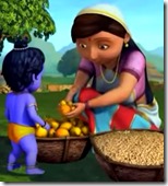 [Krishna with the fruit vendor]