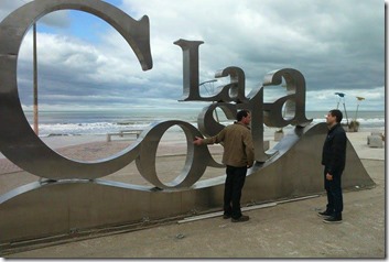 En San Bernardo, la estructura fue instalada sobre la Costanera y Avenida San Bernardo