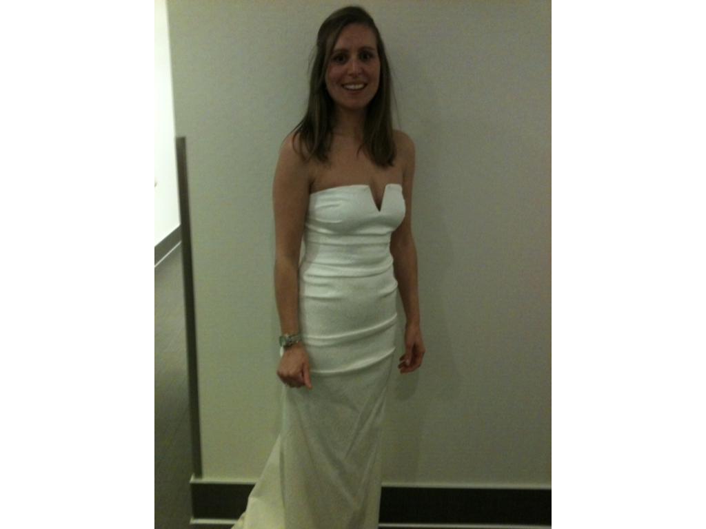 nicole miller wedding dress