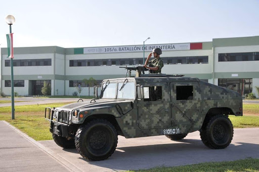 105/o batallón de infantería, Libramiento Carlos Salinas de Gortari, Internacional Venustiano Carranza, Frontera, Coah., México, Base militar | TAB