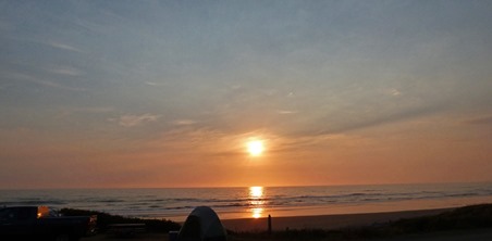 Sunset, South Beach Campground, Olympic National Park