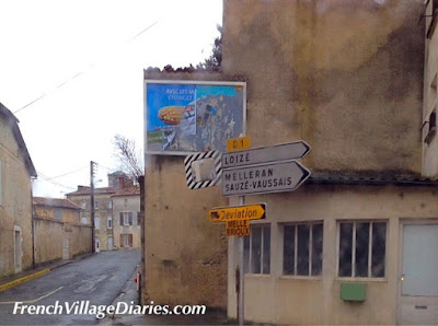 French Village Diaries route barrée déviation travel road trips France