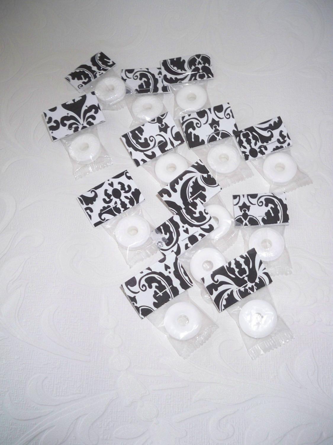 50 Favor Mints To Match Your Wedding Theme
