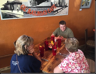 lunch with nephew Rob in Rosenberg, TX