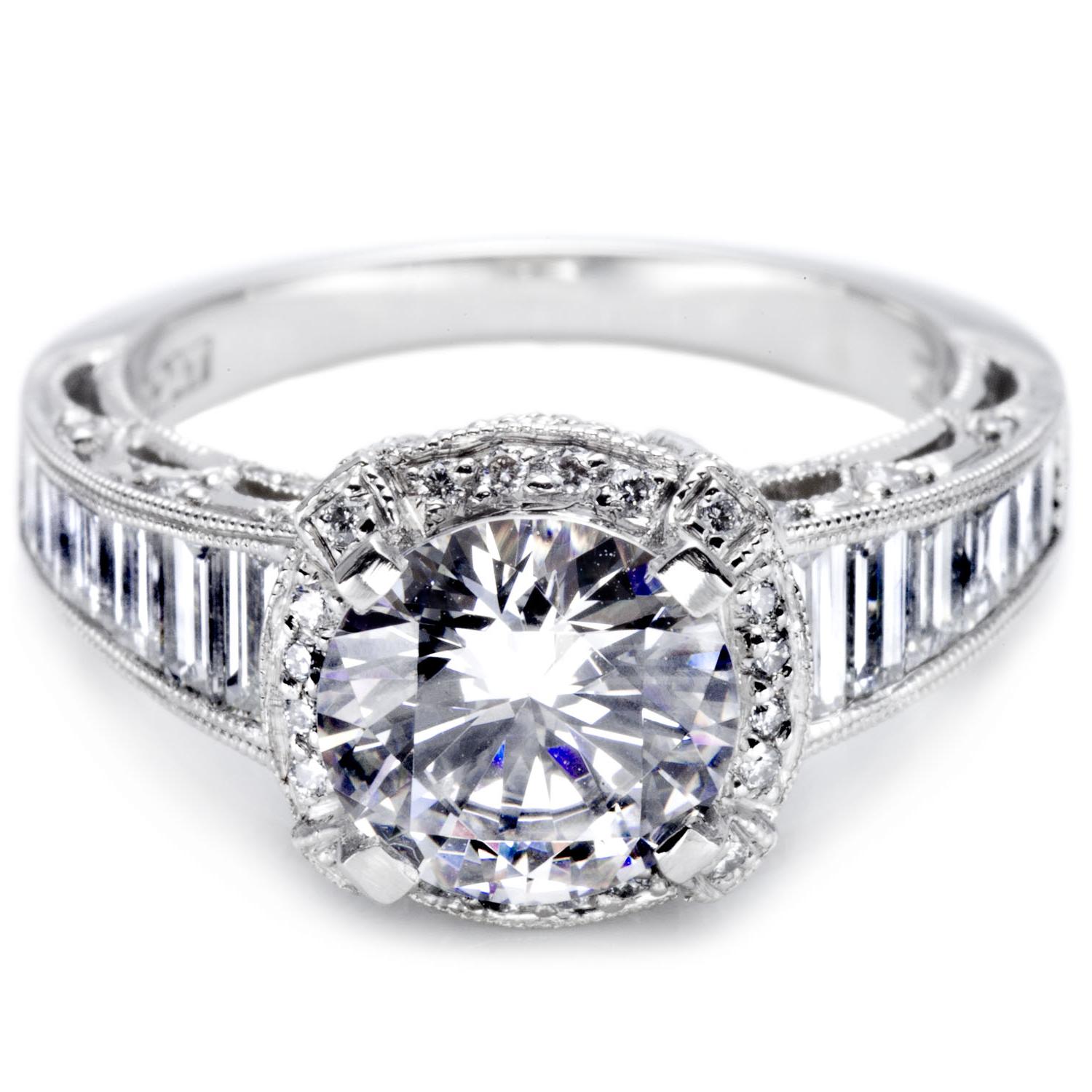 This Tacori engagement ring is