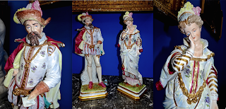 Пара фарфоровых скульптур. Германия 19-й век. Высота 55 см. 4500 евро. Пара фарфоровых скульптур. Германия 19-й век. Высота 55 см. 4500 евро.