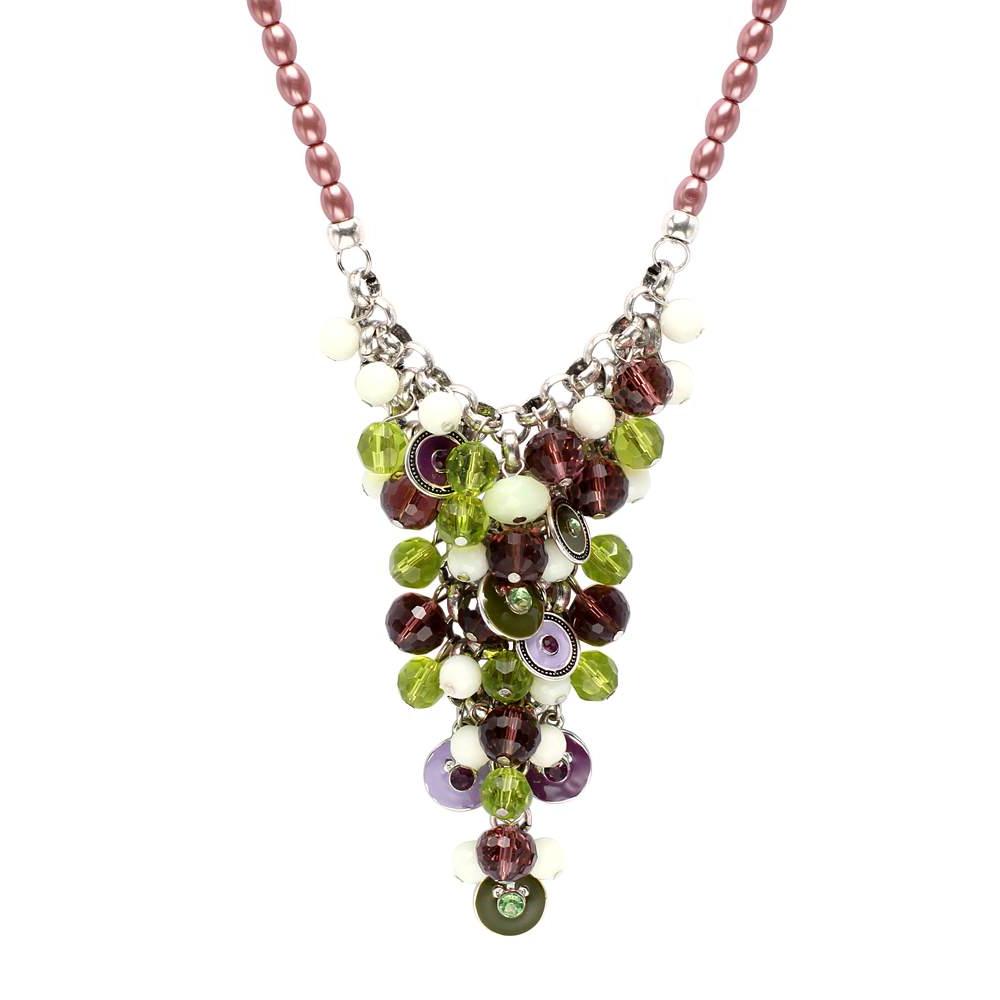 The Delicate Pendent Features The Small Purple Crystals And Brings Us To The