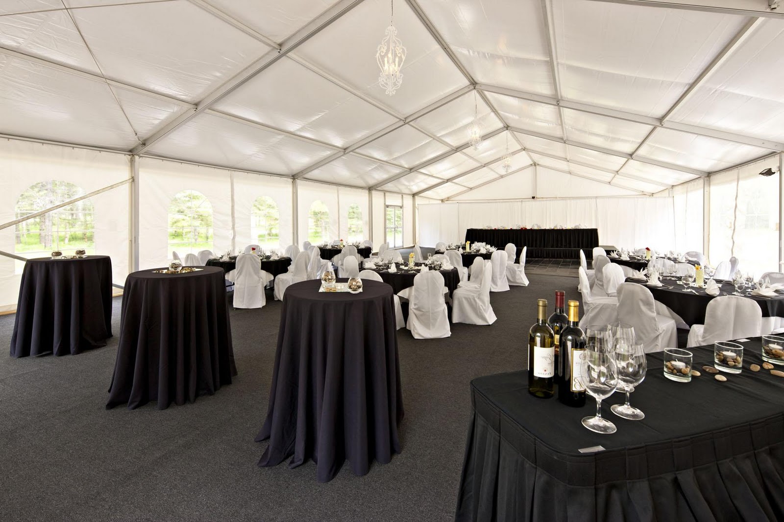 outdoor tent wedding